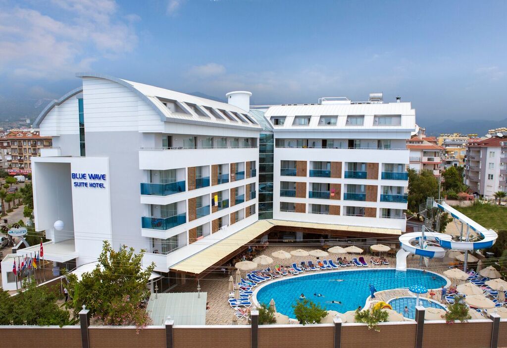 Blue Wave Suite Hotel Алания Экстерьер фото